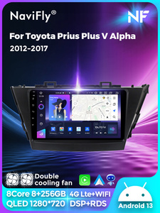NaviFly NF, el más nuevo reproductor de radio para coche con pantalla táctil <span class=keywords><strong>Android</strong></span> para <span class=keywords><strong>Toyota</strong></span> <span class=keywords><strong>Prius</strong></span> <span class=keywords><strong>Plus</strong></span> V Alpha 2012-2017, compatible con control de voz - Product Image 3