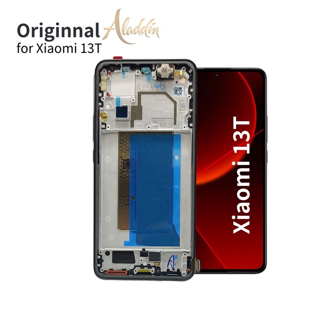 Original Mobile Phone LCD Service Pack Mi 13T for Xiaomi Mi 13T Mobile Phone Repaired Parts LCD with Frame Assembly