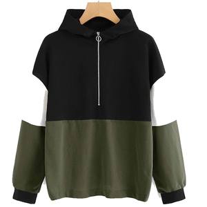 Sudaderas con capucha para mujer personalizadas de la mejor tarifa, su propio estilo con cuello con capucha de alta calidad para invierno, precio bajo - Product Image 1