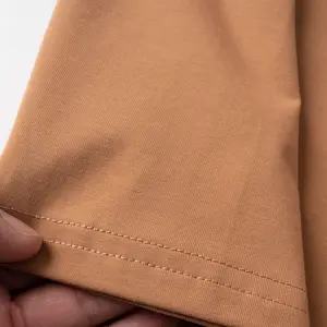 Preço de fábrica Baixo MOQ Akyoo Fabricante de Brown Amut Tshirt Moda Verão Oversize tshirt Super Qualidade Marca