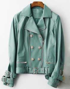 Veste en jean en cuir personnalisable de haute qualité unisexe 100% coton Style décontracté pour l'hiver avec logo brodé - Product Image 5