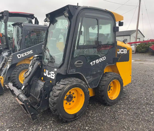 Chargeuse compacte sur pneus JCB 175eco d'occasion abordable, diesel, jaune, moteur économe en carburant, en parfait état, à vendre - Product Image 1