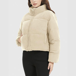 OEM Custom Women <b>Puffer</b> <b>Jacket</b> Quilted Down Warm Winter Streetwear Casual Fashion Manufacturer Factory Supplier - Product Image 3