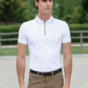 Haut de base à manches courtes pour l'équitation, respirant, confortable et léger, idéal pour l'été - Product Image 4