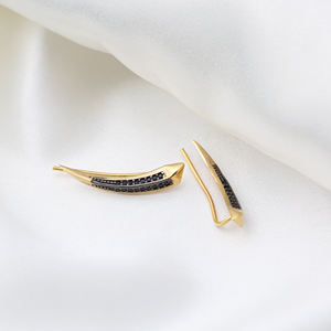 Pendiente de Plata de Ley 925 con forma de punto, arete turco, joyería - Product Image 5