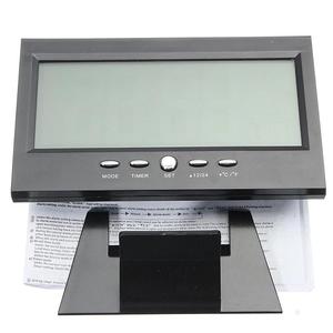 Reloj Digital <span class=keywords><strong>LCD</strong></span> activado por voz, despertador de calendario perpetuo con pantalla de hora/fecha/semana/temperatura - Product Image 3