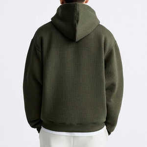 Sudadera con Capucha para Hombre, Otoño 2026, Verde, de Alta Calidad, con Costuras Reforzadas, Talla Grande, Manga Larga, Informal, de Algodón, Personalizable - Product Image 2