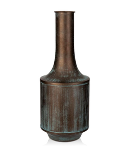 Florero de Metal tradicional con embalaje de primera calidad, decoración moderna para mesa de salón, florero de Metal - Product Image 1