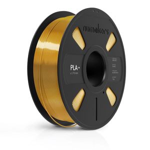 Numakers Meilleure Qualité 1kg 1.75mm PLA Soie Or Filament D'impression 3D Matériau Supérieur Tiges En Plastique - Product Image 1