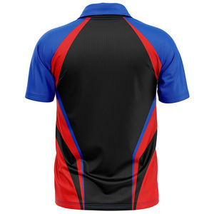 Nouveau design de vêtements pour hommes avec logo personnalisé T-shirt de golf à manches courtes en polyester, spandex, à séchage rapide, polo décontracté à revers - Product Image 2