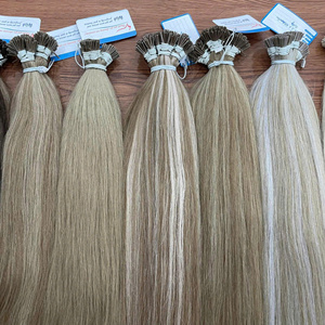 2025 Hot Keratin I tip Extensiones rectas Color I tip Cabello vietnamita Cutícula alineada 100% Extensiones de cabello humano - Product Image 4