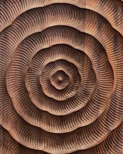 Modern Scandinavian Wooden Wall Art Minimalist <b>Rustic</b> Wood Panel Carved in Circular Design for Ramadan Wedding Birthday <b>Decor</b> - Product Image 6