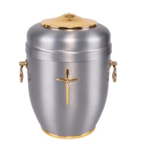 Pájaro volador con urnas de cremación de hierro de Banda Dorada Urnas funerarias galvanizadas de gran venta con color verde - Product Image 3