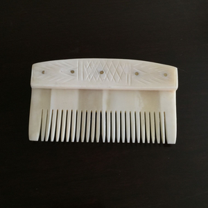 Peine para el Cabello Personalizable y Elegante, Ecológico y Natural, de Hueso de Búfalo y Camello, con Diseño de Logotipo y Personalización de Tamaño - Product Image 6