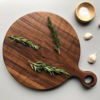 Planche à découper en bois d'acacia de qualité supérieure, grain de bois traversant, 1,5 cm d'épaisseur, compatible lave-vaisselle, durable, respectueuse des aliments, respectueuse des couteaux, pour la maison