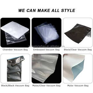 Bolsa de Embalaje Transparente para Alimentos al Vacío, Impresa con Grabado, Apta para Congelador, Sellable, de Plástico, para Papas Fritas y Gelatina - Product Image 3