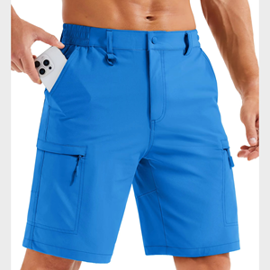 Nouveau modèle de shorts de randonnée cargo pour hommes, tissu léger à séchage rapide, avec logo personnalisé, OEM ODM, fournisseur en gros pour l'exportation - Product Image 1