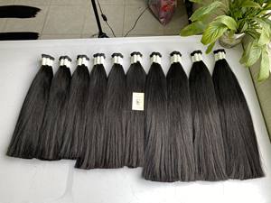 Pelo de templo indio sin procesar, cabello Remy virgen con cutícula alineada, vendedor de cabello indio sin procesar, precio al por mayor - Product Image 2