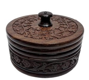 กล่องโรตีไม้ขนาดใหญ่สำหรับเก็บและเก็บรักษาอาหารสดและภาชนะใส่อาหารที่ทันสมัย - Product Image 1