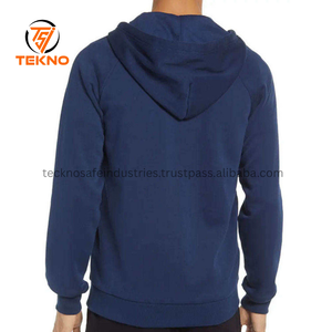 Sweats à capuche élégants pour hommes en 100 coton ou molleton mélangé Accepte le logo personnalisé et l'emballage OEM professionnel - Product Image 3