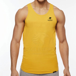 เสื้อกล้ามผู้ชายสีทึบเนื้อผ้าถักระบายอากาศได้ดี - Product Image 1