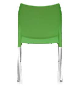 Silla de cafetería convertible de metal y plástico de diseño minimalista para uso en comedor o muebles para el hogar - Product Image 4