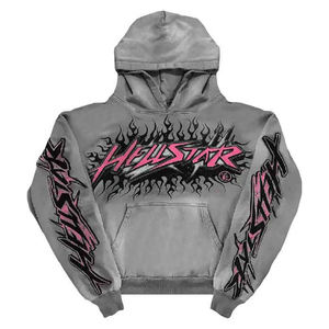 Custom DTF Printing Oversized Pullover <b>Hoodie</b> Streetwear Drop Shoulder <b>Hoodie</b> For Unisex - Product Image 1