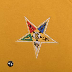 Veste Order of the Eastern Star Tissu polaire brodé sur mesure streetwear Vêtements grecs Veste légère pour femme - Product Image 6