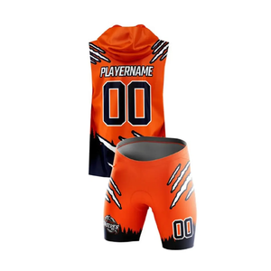 Conjunto de uniforme de fútbol personalizado 7v7 totalmente sublimado, nuevo diseño, uniformes de bandera para jóvenes, uniforme de fútbol americano transpirable - Product Image 5