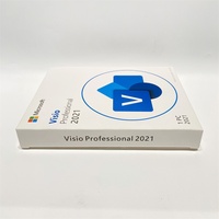 Tarjeta de Clave Visio Pro 2021, Caja de Venta al por Menor, Clave de Activación Global en Línea, Licencia de MS Visio Pro 2021, Versión de Internet, Paquete Completo