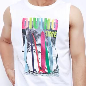 Men's Casual 100% Cotton Gym Singlets <b>Racer</b> Back <b>Tank</b> <b>Top</b> Breathable Summer Fitness Bodybuilding Style Low MOQ Knitted <b>Tank</b> <b>Tops</b> - Product Image 2