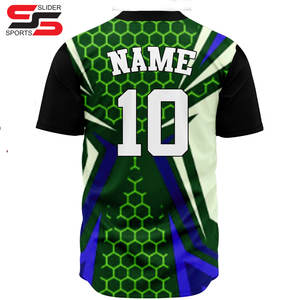 Custom Made Baseball Jersey Wholesale Blank Baseball Jersey Sublimation Printed Team Baseball Jerseys - Product Image 2