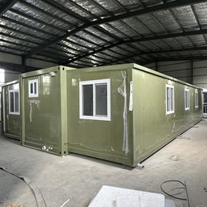 Maisons mobiles compactes 4 chambres, maison conteneur extensible 40 pieds, maison préfabriquée 4 chambres 2 salles de bain - Product Image 1