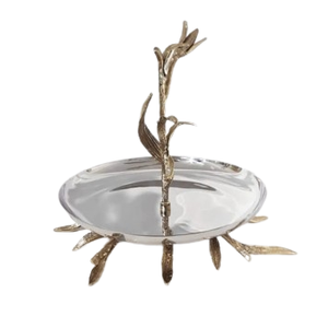 Bol à noix en acier inoxydable personnalisé le plus tendance plat de fruits en métal de qualité alimentaire facile à nettoyer pour la maison ou l'hôtel pour les fêtes - Product Image 4