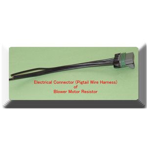 4 <b>Wire</b> <b>Electrical</b> Connector for Blower Motor resistor RU201 Fits:Grand Cherokee - Product Image 1