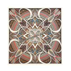 Décoration murale en bois découpée au laser multicouche moderne, motif paysager printanier, forme carrée, accents décoratifs à suspendre pour la maison, best-seller - Product Image 2