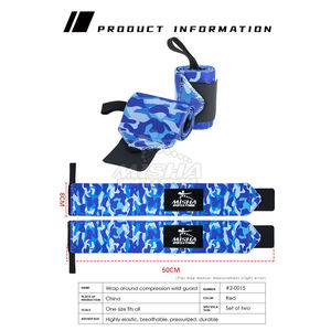 สายรัดข้อมือแบบปรับแต่งได้วัสดุไนลอนนีโอพรีนที่ทนทานสำหรับออกกำลังกายอุปกรณ์ยกน้ำหนักดีไซน์ใหม่ - Product Image 1