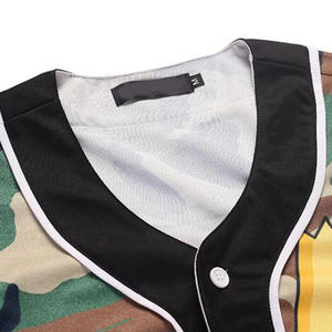 Ensembles de maillots de baseball multi-couleurs à conception personnalisée Unisex Quick Dry Breathable 100% Organic Cotton Practice Training - Product Image 5