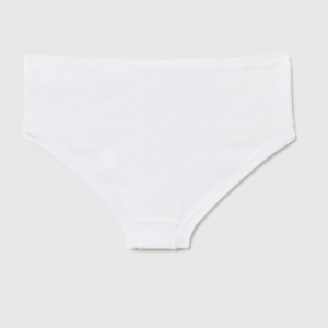 ชุดชั้นในผู้หญิงผ้าคอตตอนเอวสูงขนาดใหญ่พิเศษกางเกงในยางยืดระบายอากาศได้ดีสีพื้นสำหรับเด็กผู้หญิง - Product Image 4