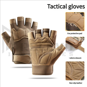 Gants de moto colorés pour l'été, sports de plein air, gants de cyclisme mi-doigts réfléchissants pour hommes, antidérapants et amortissants - Product Image 5