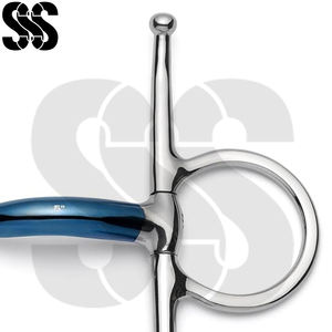 Bocado de Acero Inoxidable Ligero y Duradero de Buena Calidad con Boquilla Articulada, Antideslizante, Anti-tirones, de Mejillas Completas, Doble - Product Image 5