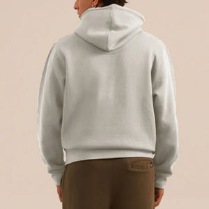 Vente chaude, sweat-shirt en coton uni personnalisé pour homme, produit le plus vendu, vêtements de rue, sweat-shirt en coton mélangé pour homme avec logo - Product Image 2