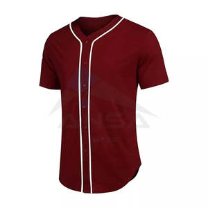 Maillot de baseball à séchage rapide, prix bas, respirant, vêtements de sport à manches courtes avec service OEM, uniformes d'équipe personnalisés pour hommes - Product Image 4