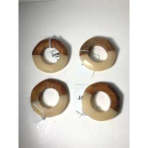 Stylish Metallic-finished <b>Resin</b> Napkin <b>Rings</b> with a Modern Appeal & Suitable for Minimalist and Contemporary Event Tables - Product Image 4