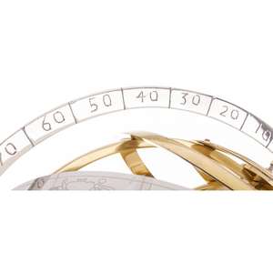 ขาตั้งลูกโลกทรงเรขาคณิตแบบโบราณ สีเงินและสีทอง สำหรับการเรียนรู้และการอ่าน ลูกโลกหรูหรา ของตกแต่งโต๊ะทำงาน - Product Image 5