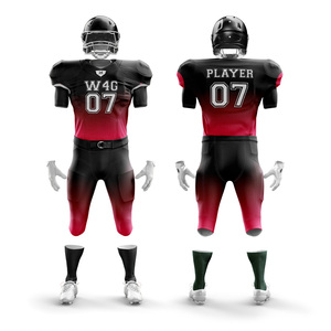 Ensemble de shorts de football américain personnalisés 100% polyester respirant à séchage rapide antibactérien anti-UV, tailles plus grandes disponibles - Product Image 6