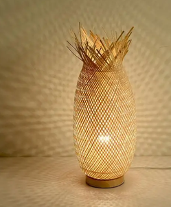 Par de luces nocturnas de bambú Premium Natural hecho a mano al mejor valor del fabricante de Vietnam artesanías de madera - Product Image 5