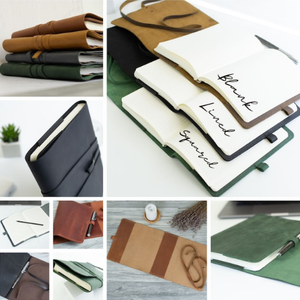 Journal de naissance en cuir personnalisé avec fleur Nom personnalisé Journal de prière Wellness & Gratitude Carnet rechargeable Cadeau Pages vierges - Product Image 3