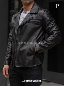 Veste en cuir de chèvre pour hommes Vestes à usage quotidien pour hommes Qualité d'exportation Qualité supérieure Doublure intérieure souple de nombreuses options En vrac - Product Image 5