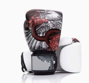 Gants de boxe thaïlandais personnalisés de haute qualité pour enfants 6oz 10oz gants d'entraînement Mma en cuir Pu pour la salle de sport, le fitness et les arts martiaux - Product Image 3